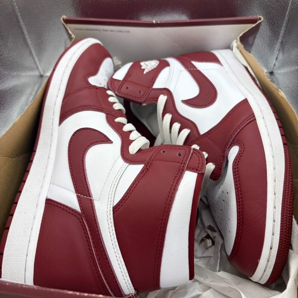Size 11.5 Nike Air Jordan 1 Retro High OG Team Red White Mens Shoes DZ5485-160 - Picture 13 of 13